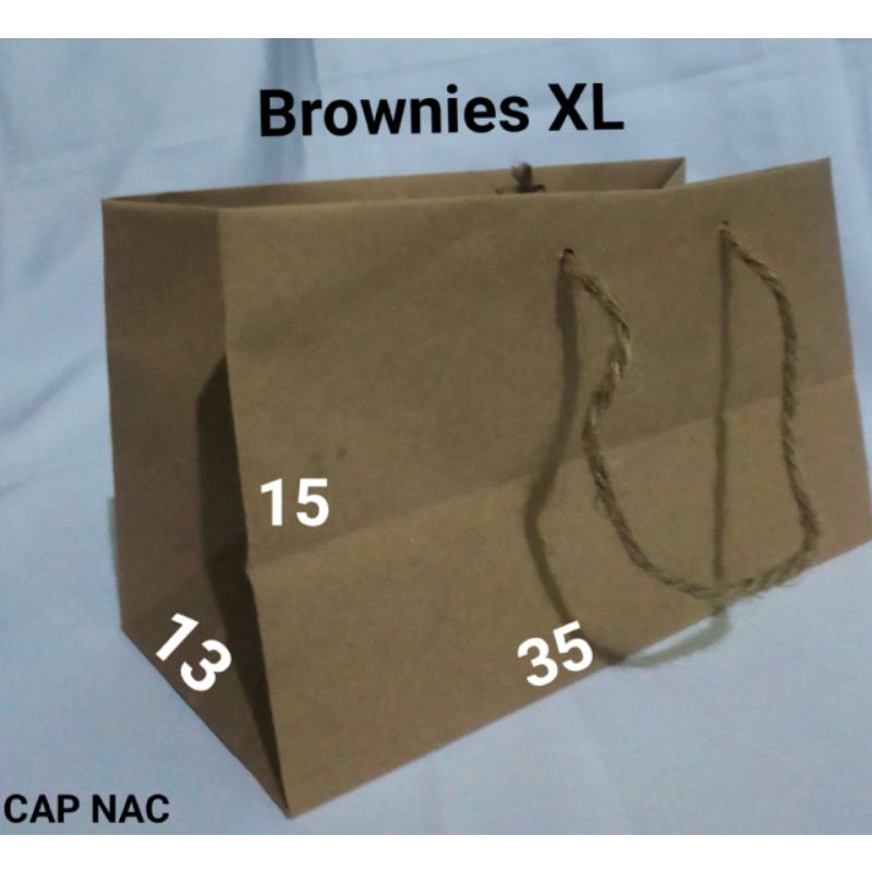 

Paperbag Brownies XL / Paper bag / Tas Kertas / Goodie bag