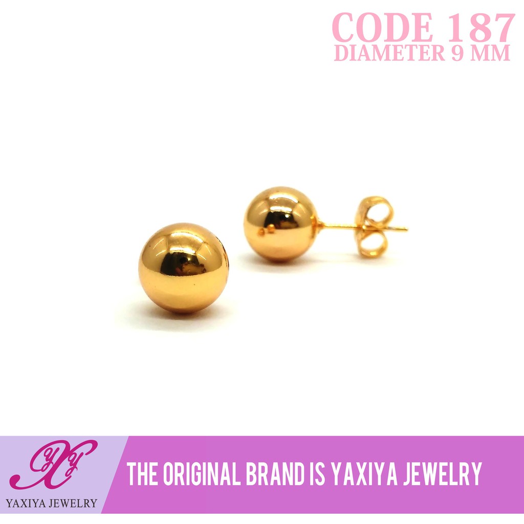 

Anting Tusuk Lapis emas Perhiasan imitasi Gold 18k Yaxiya Jewelry 187
