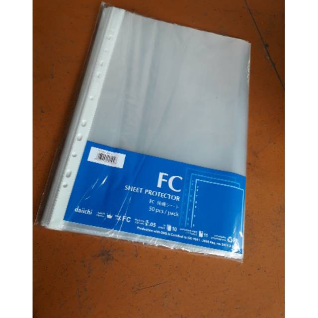 Daichi PP pocket display book F4 isi 50 lembar TRANSPARAN