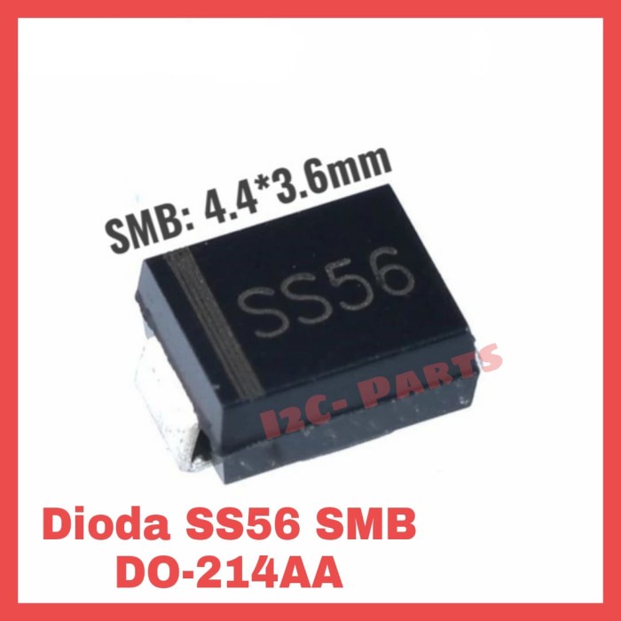 DIODA SS56 SMB 5A 60V DO-214AA SMD SCHOTTKY BARRIER RECTIFIER SR560