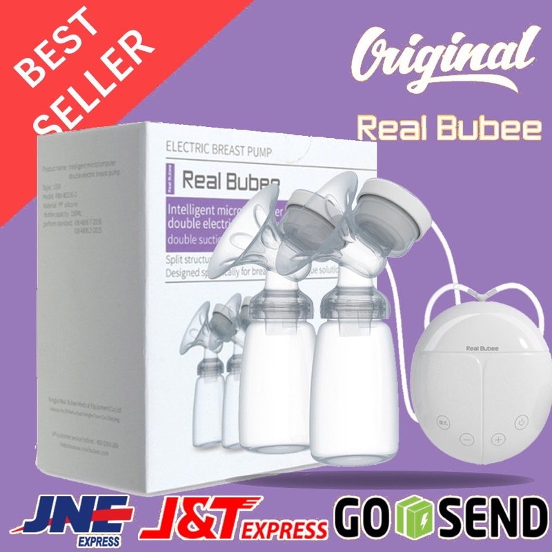 Real Bubee Pompa Asi Manual Elektrik Ibu Realbubee Breastpump Electric Double Pump