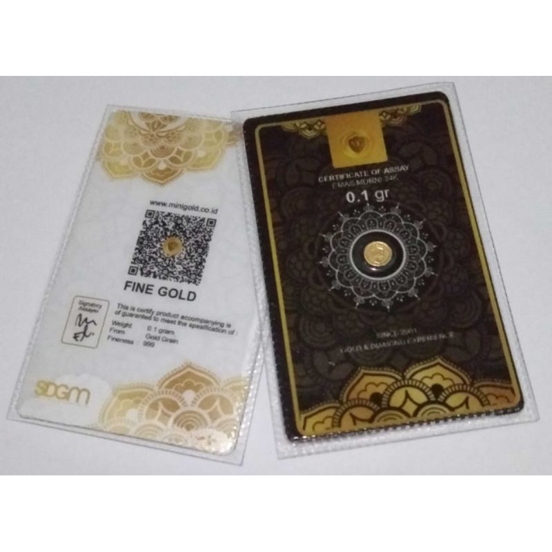 MiniGold 0,1gr Black Series