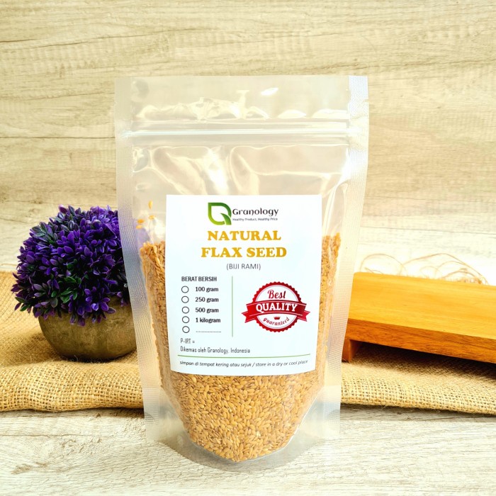 

Q121Sa Biji Rami / Flax Seed (250 Gram) By Granology D51qs44