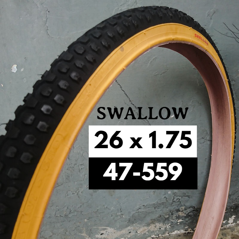 Ban Luar Sepeda Swallow Deli Tire 26 x 1.75 47-559 Federal MTB