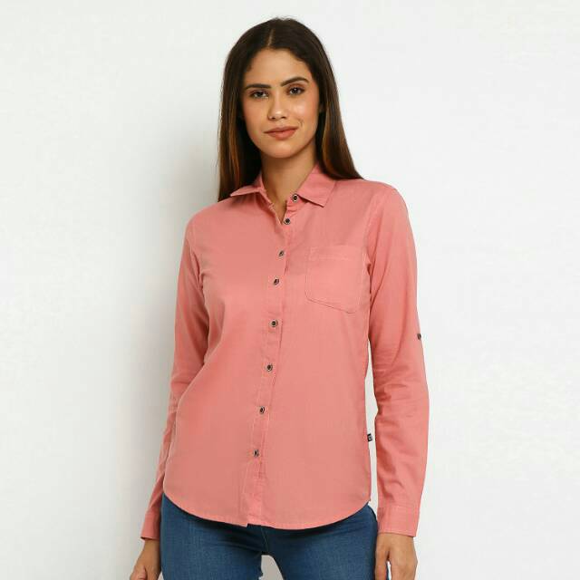 

C2 Ifomia Pink Casual Shirt