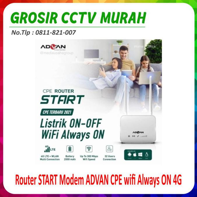 Router Start Modem Advan Cpe Wifi Always On 4G Cisiimart