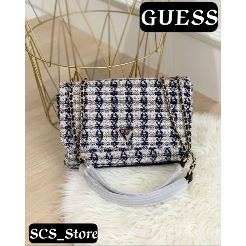 SLINGBAG WANITA GUESS / TAS SELEMPANG WANITA BRANDED IMPORT TERMURAH (ORI)
