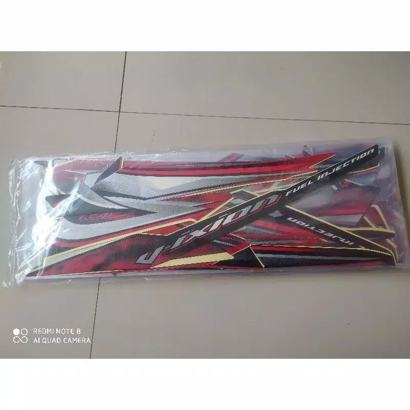 STICKER STRIPING LIS LES POLET BODY MOTOR YAMAHA VIXION 2012