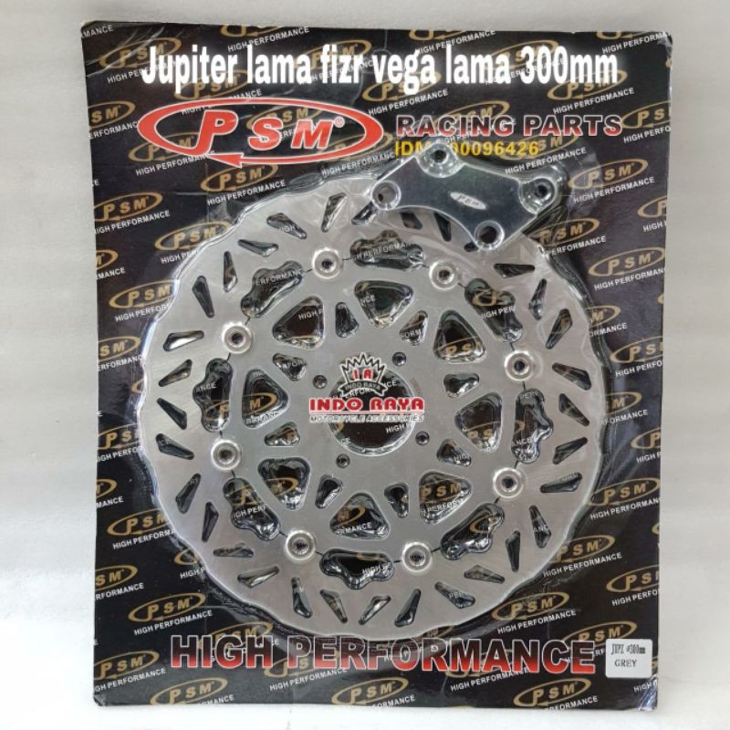 Piringan disc cakram depan PSM racing jupiter lama fizr vega lama 300mm besi floating +breket