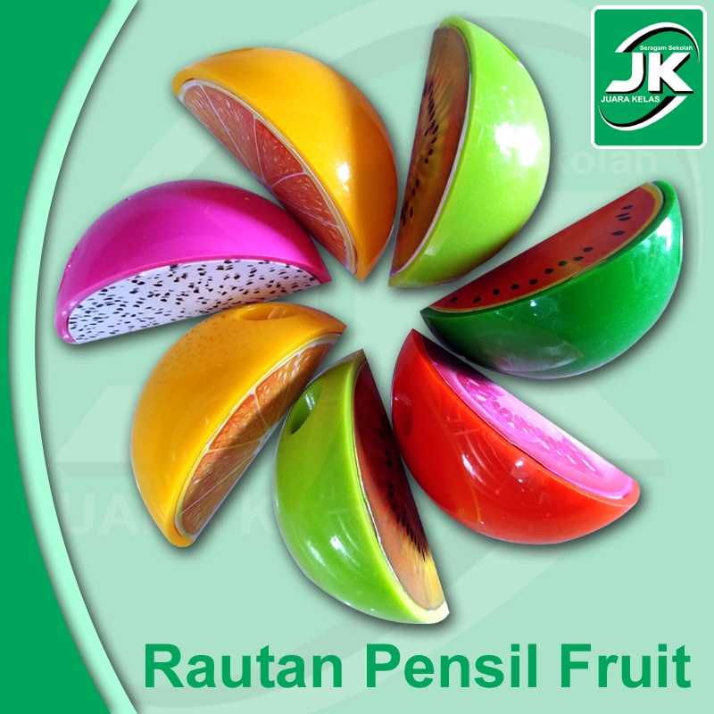 Jual [ Toko Juara Kelas ] Rautan Pensil Buah Buahan Sharpner Fruit ...