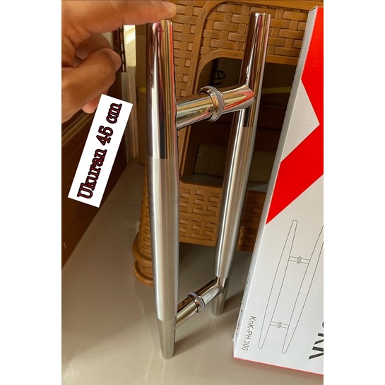 Promo murah kunci pintu lngkp 2 pcs pH ss UK 45 cm + 1 set kunci pelor kunci pintu lngkp komplit