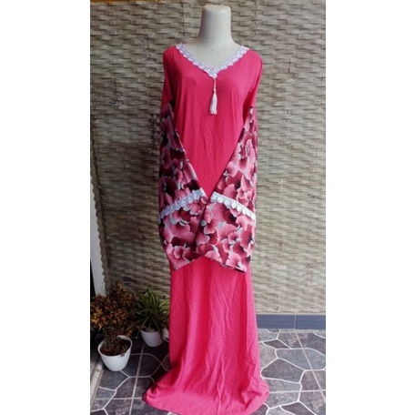 Mukena abaya wolfis kombinasi premium