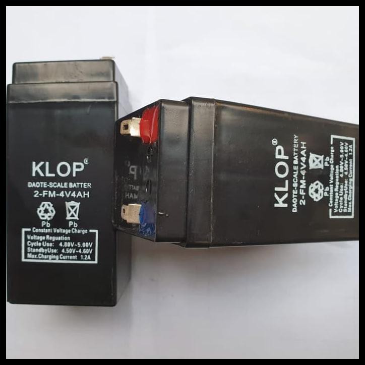 Buruan Beli Batre Baterai Battery Aki Kering 4V 4 Volt 4Ah 4 Ah Klop Terbaik