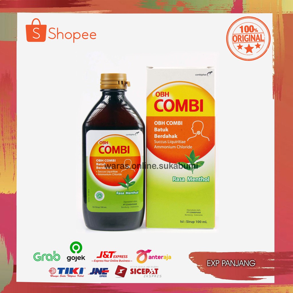 Jual Obh Combi Batuk Berdahak Menthol Sirup Ml Indonesia Shopee