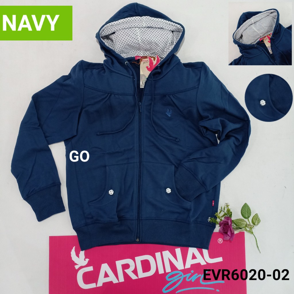 gof CARDINAL SWEATER GIRL 147 Pakaian Wanita Outerwear Jaket Cewek Sweater Katun Cardinal Original