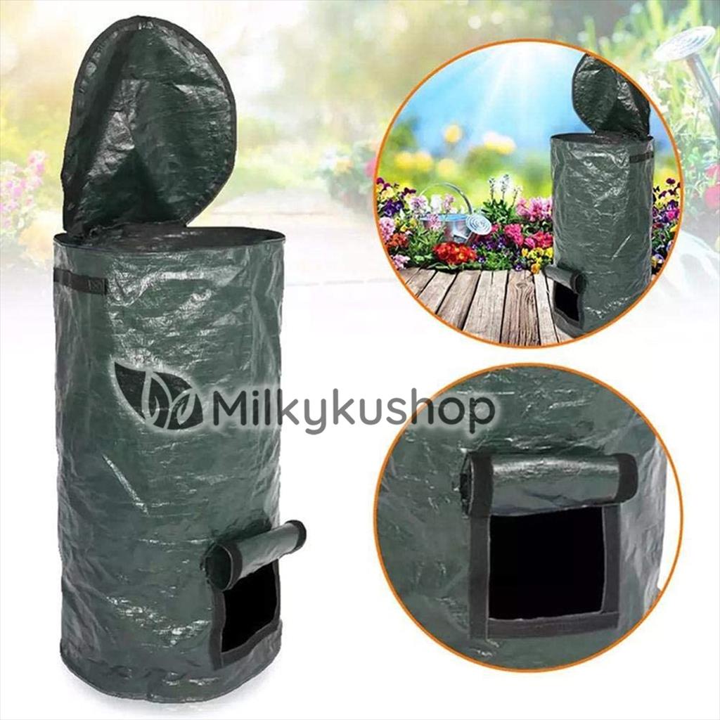 COMPOST BAG EASY GROW 80 LITER - HIJAU TAS KOMPOS