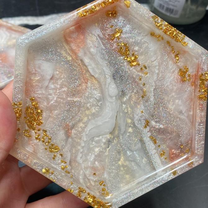 

(BISA COD) CUSTOM Pen and Brush Holder Resin Arts Handmade SALE Kode 372