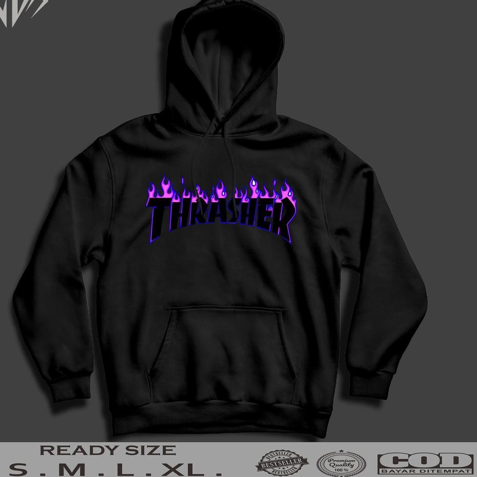 (VIRAL) JAKET HODDIE THRASHER / JAKET PRIA / HODDIE PRIA / JAKET KEREN /