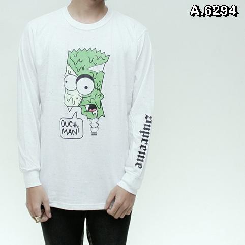 Kaos Distro | Kaos Supreme - Lengan Panjang Mambo A-6294 | Kaos Pria | Baju Murah