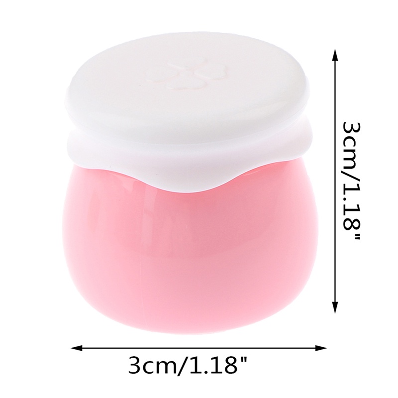 Botol Kosong Isi Ulang Bahan Plastik Ukuran 10g Untuk Lip Balm