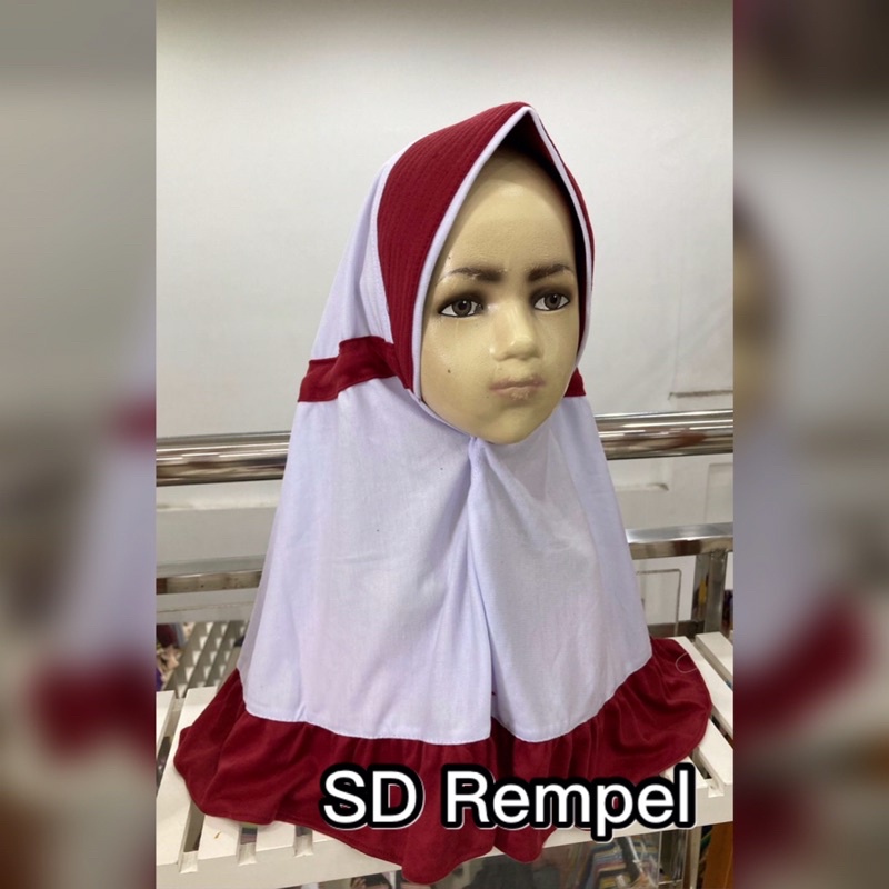SKD JILBAB Serut Rempel SD/Anak Sekolah