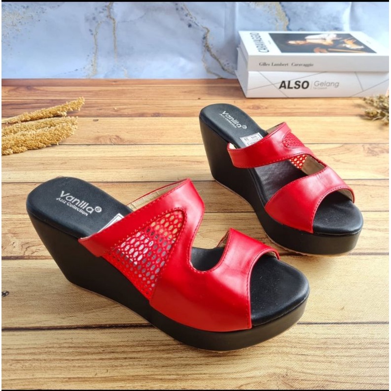 ABBUSHOES Ph 16 wedges jala muthia 7cm sol karet