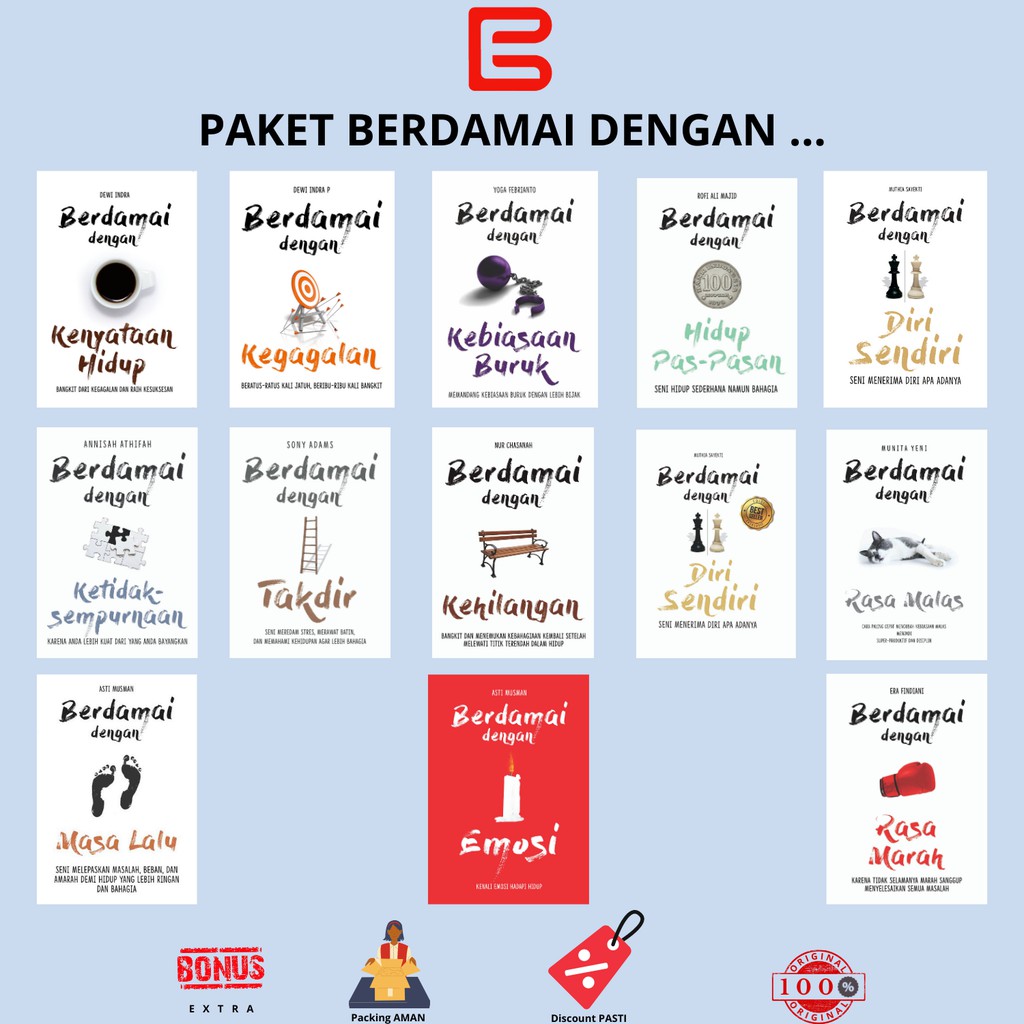 

PEKET BUKU BERDAMAI DENGAN - Psikologi Corner