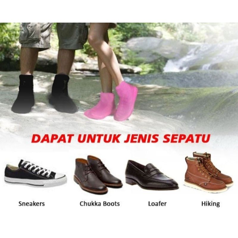 Cover Sepatu Size 38-47 Mantel Sepatu Plastik Sepatu