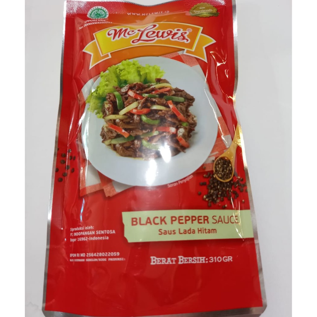 

Saus Lada Hitam / Black Pepper Sauce 310 Gram