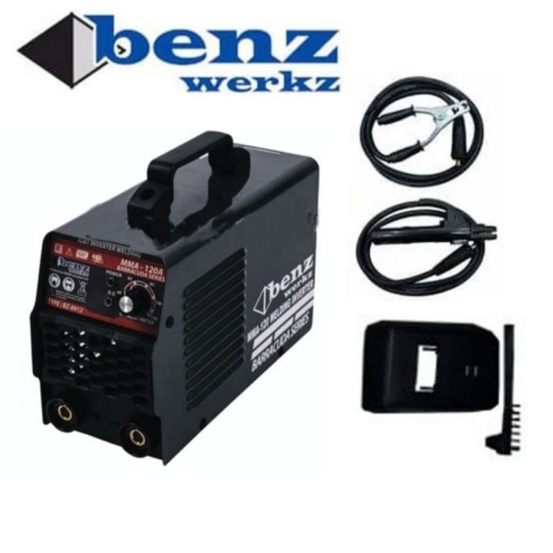 Mesin Las Trafo Inverter Benz Baraccuda MMA 120A 450 Watt