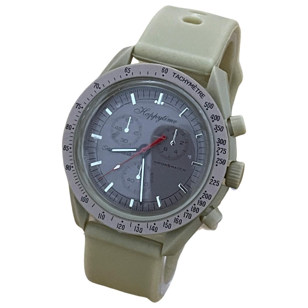 jam tangan wanita strap rubber happy time LS 9085