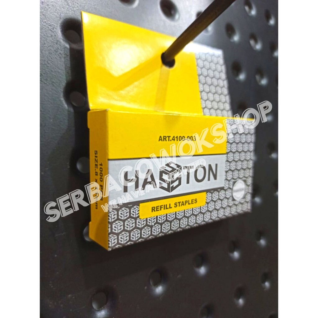 Hasston Isi Staples Tembak 6 mm Gun Tacker 4 - 14 mm Staples Jok Murah Berkualitas