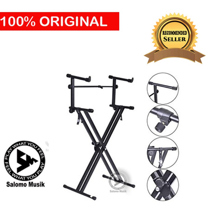 Stand Keyboard Double Tingkat Superior MS036 Original