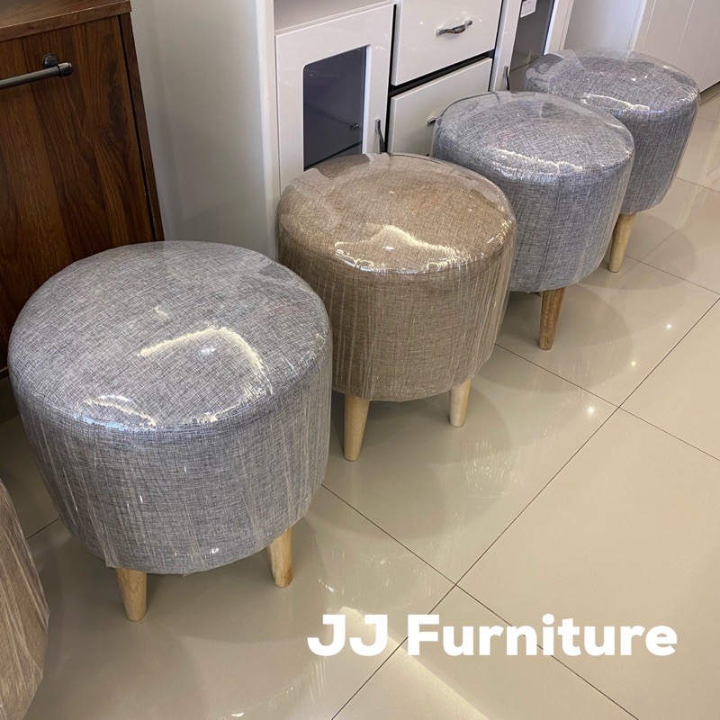 kursi stool / sofa kecil / sofa puff bulat / sofa bulat / sofa stool murah makassar