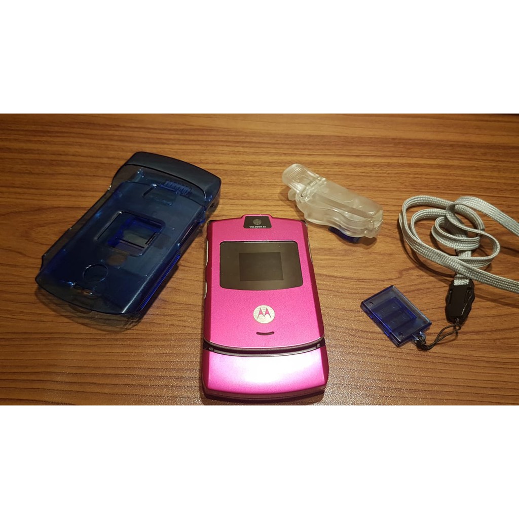 HP Handphone Motorola V3 Mulus Pink Flip Mulus Original  Legendaris Not V3 atau V3x atau V6 Atau V8