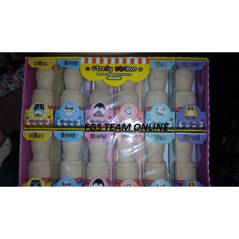 

STAMP KAYU BEAR KARAKTER TULISAN WOODEN STAMP STUDY STAMP WOODEN