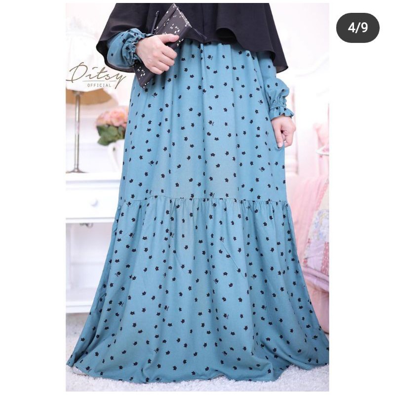 cat teal size M by Ditsy