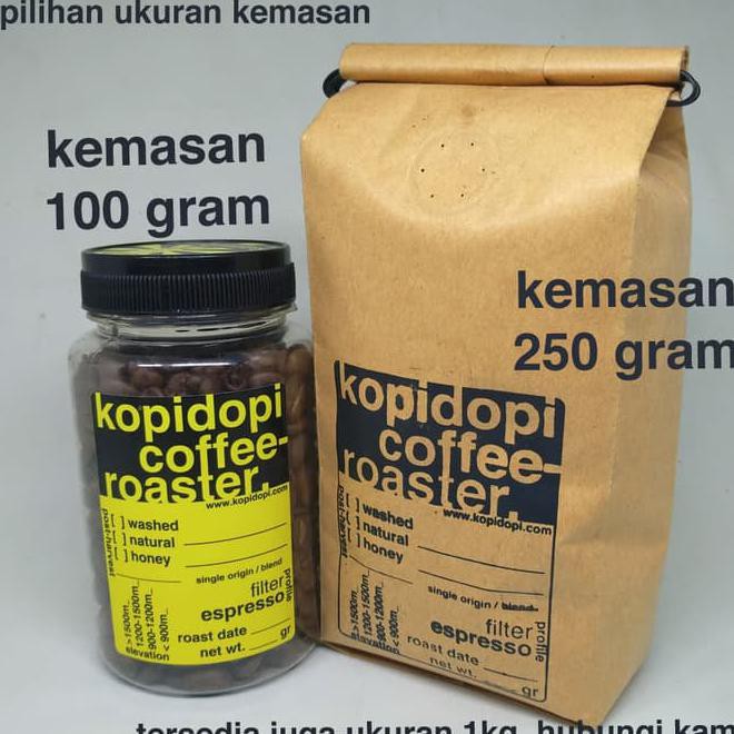 

Promo Akhir Tahun Kopi Arabika Halu Banana Honey 250 Gram Kode 556