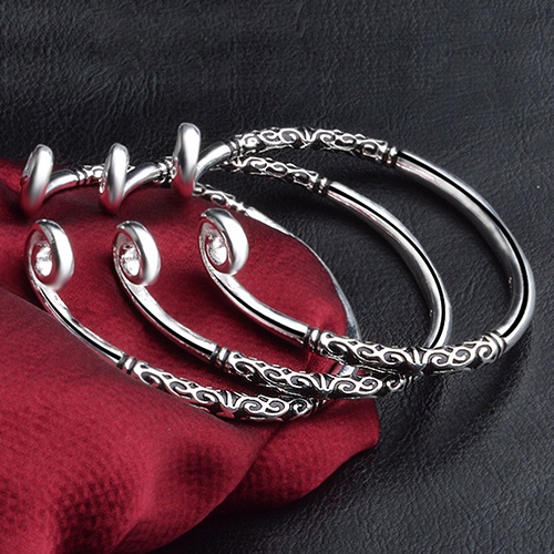 Hu Hu Hu Hu Hu Alat Bantu Pasang Kacamata♡ Gelang Bangle Open Desain Monkey King Magic Spell Untuk Wanita