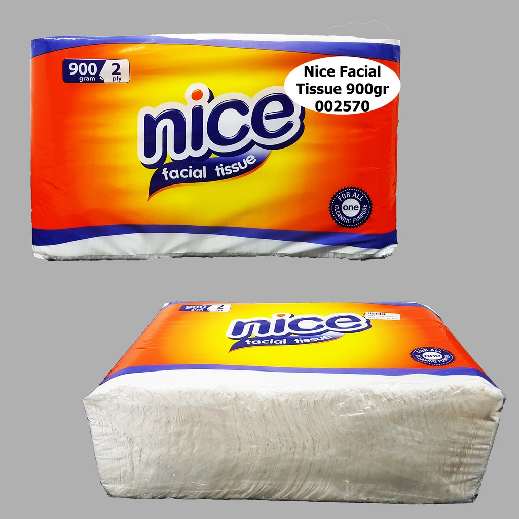 CCM2570 Tisu Nice Facial Tissue Kiloan 900 Gram 2 Ply Tissu Besar