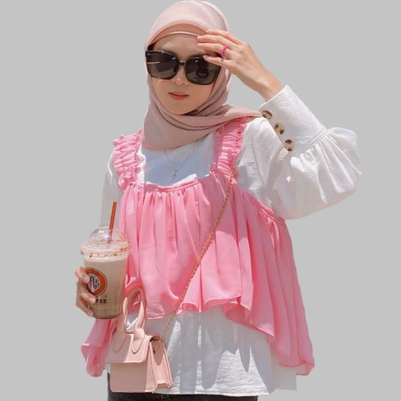 BEFAST - ZEC OOTD Wanita Tanktop ANAYA / Tanktop Layer / Tanktop Model Kekinian / Tanktop Luaran / Tanktop Untuk Foto OOTD Wanita