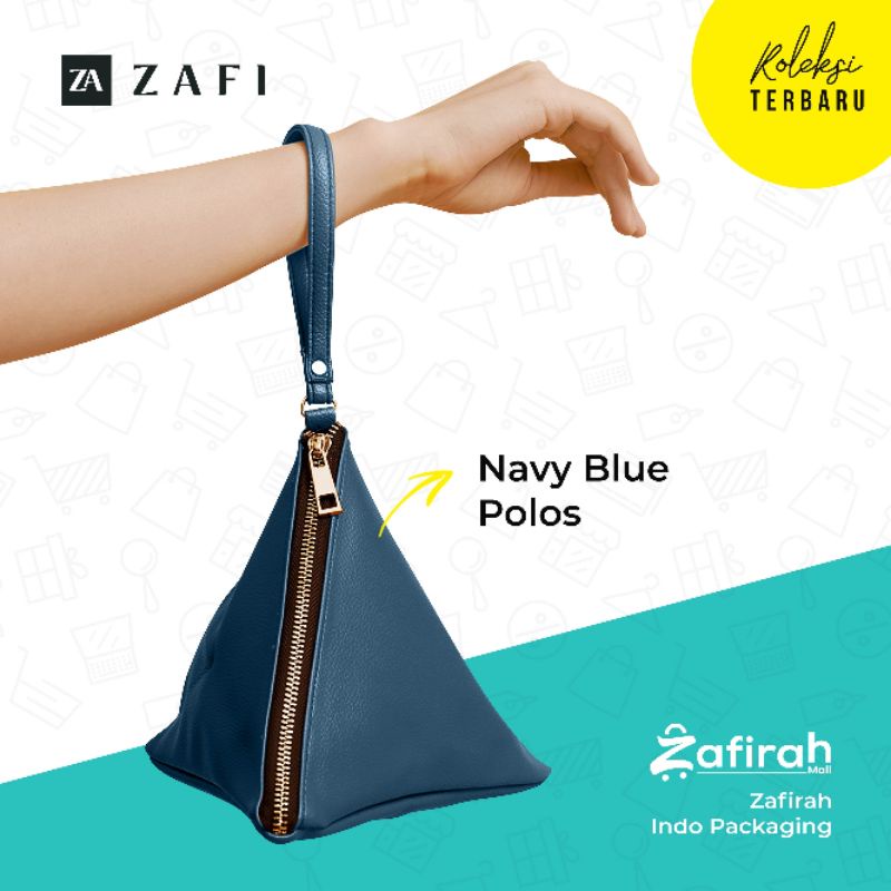 ZAFI Travel Pouch segitiga pouch piramid