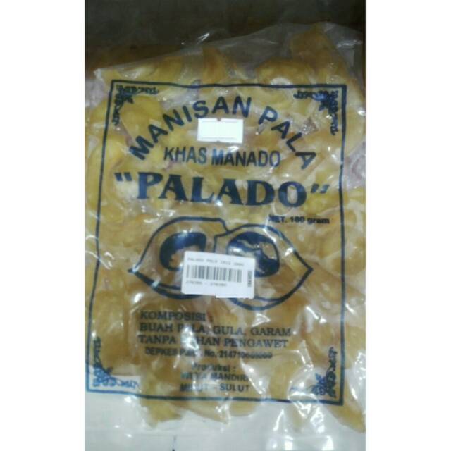 

Palado Manisan Pala Manis Besar 120 gr - Ole - Ole / Jajanan / Cemilan Khas Manado Minahasa