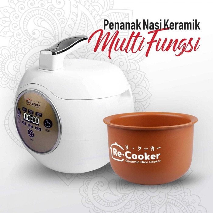 RB Rice Cooker Digital Dengan Inner Pot Ceramic Low Watt