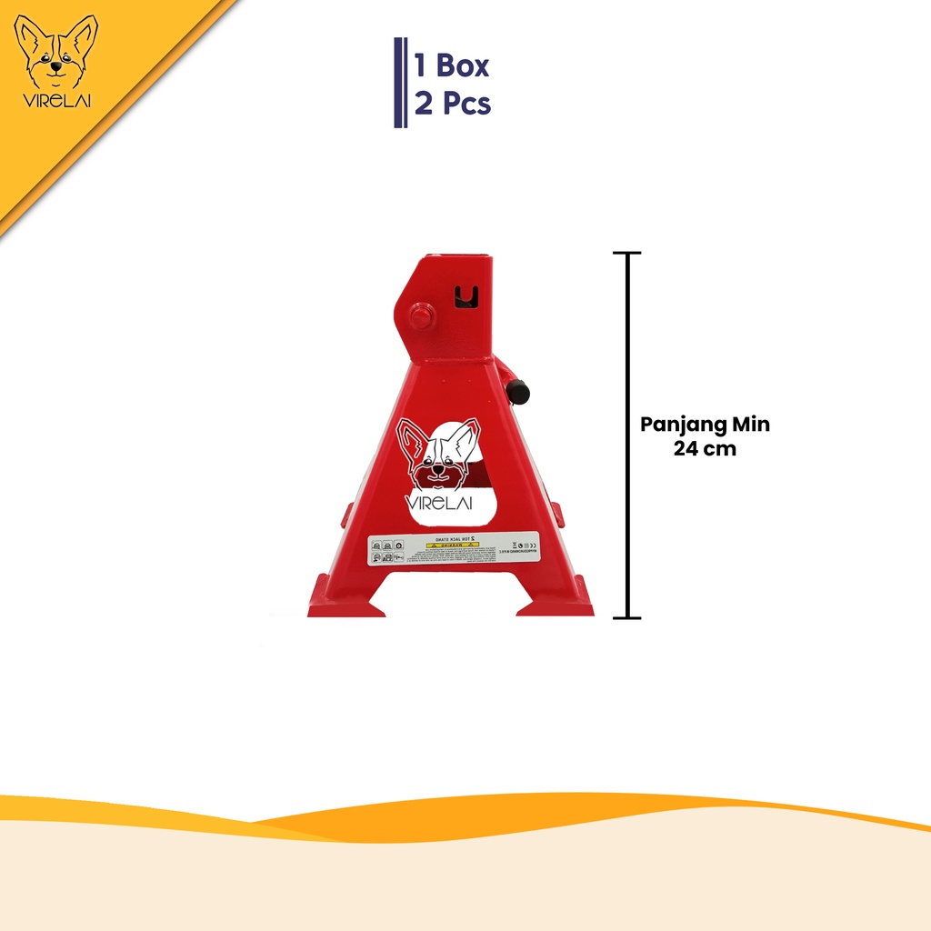 [JACK STAND] Dongkrak Jack Stand 2 / 3 Ton / Penahan Dongkrak