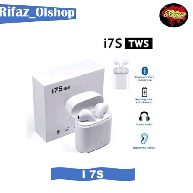 Headset i7s Bluetooth