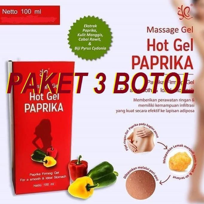 Diet Original-Asli-K741R9W- Obat Diet Pelangsing Syb Massage Gel Hot Gel Paprika Original 3B0T0L