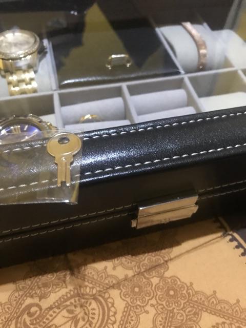 Premium Kotak Organizer Perhiasan Dan Jam Tangan Waterproof 30 X 20 X 8 Cm