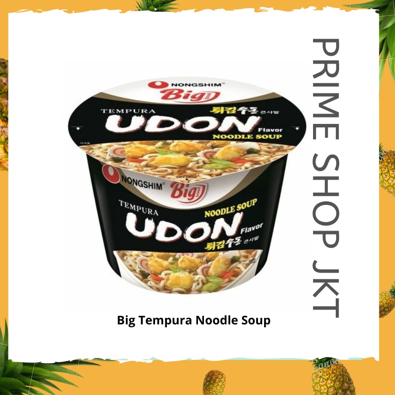 

Nongshim Tempura Udon Noodle Soup Big Mi Instan Rasa Tempura Korea