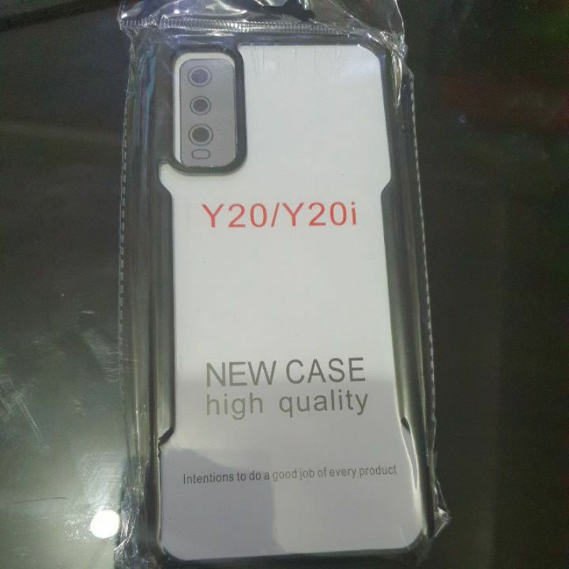 S/P- CASING COVER SHOCKPROOF vivo y20 casing cover silikon case kondom softcase fuze fuse focus hita